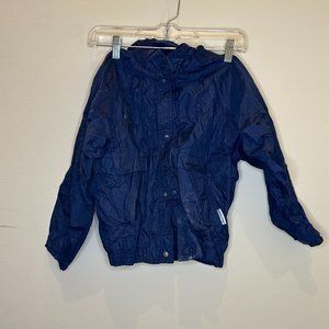 Boys Size Large (7) Blue Raincoat